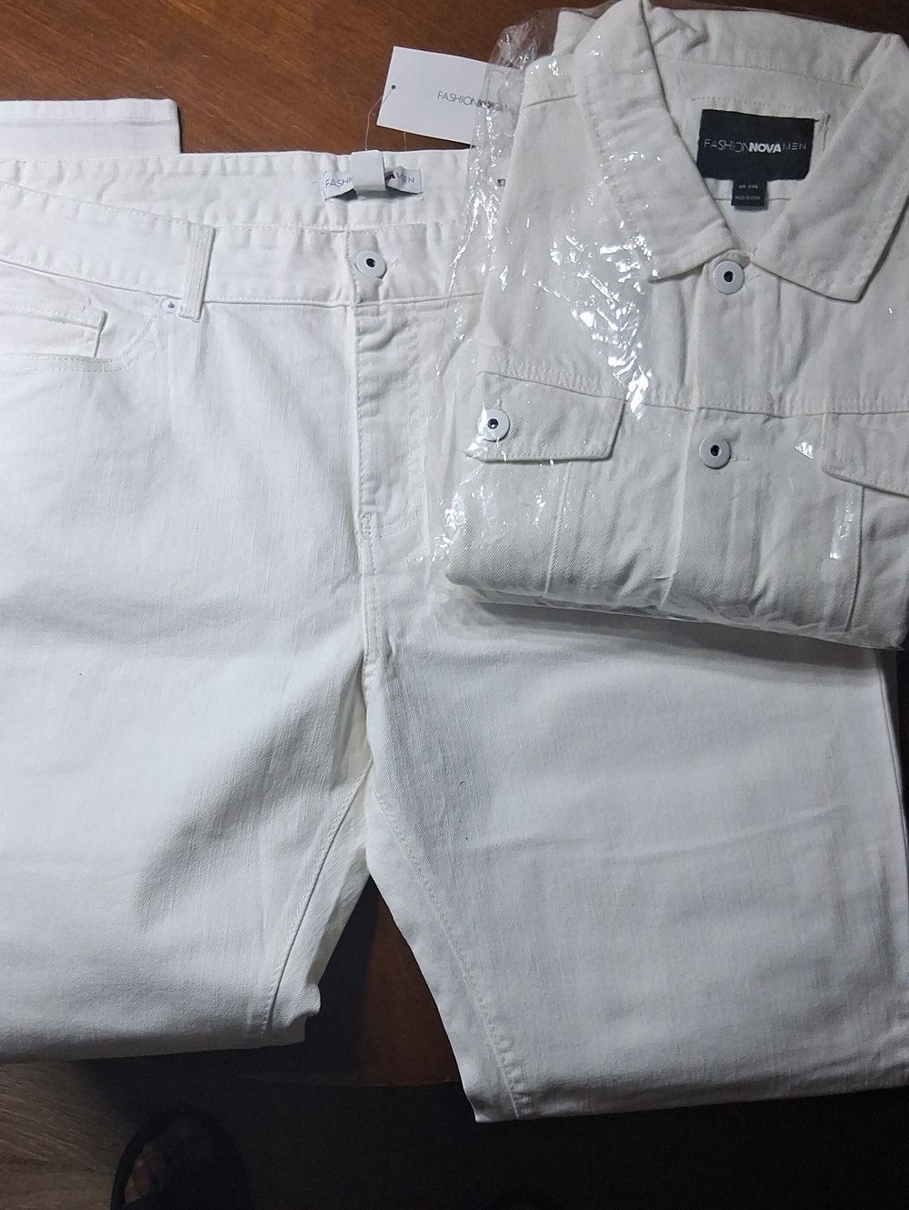 White denim Set